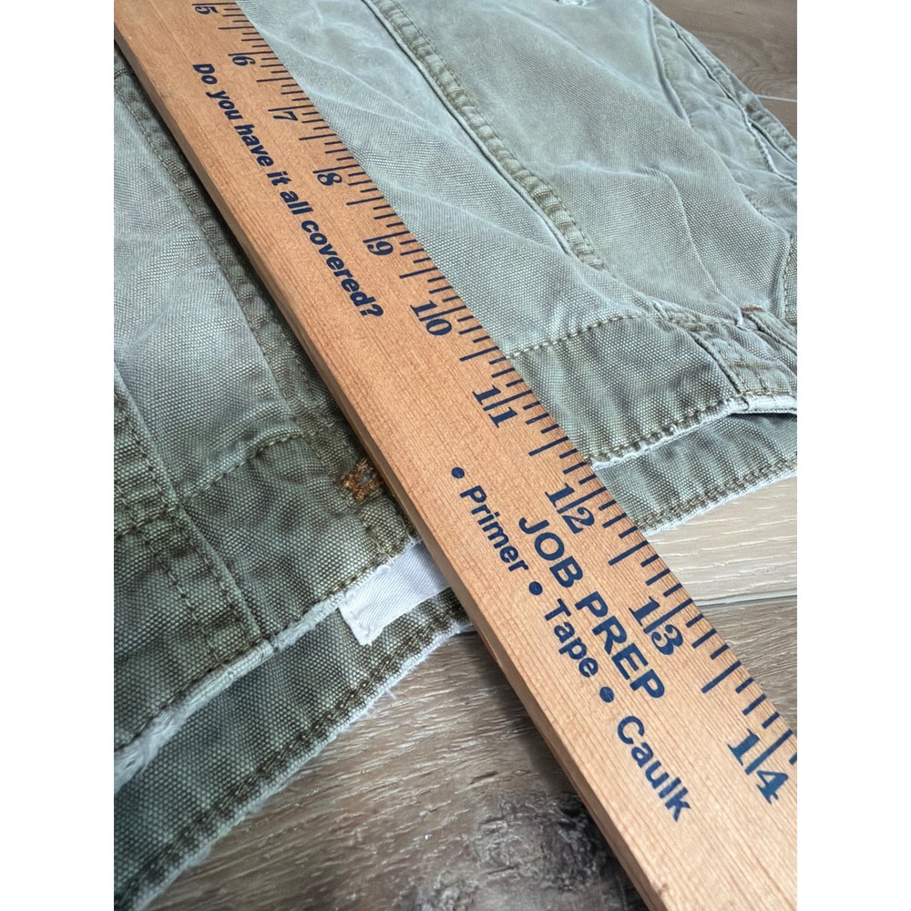 Anthropologie Womens Cargo Pants Size 27 Cropped Lyocell Green Utility Boho Pant - Picture 8 of 9